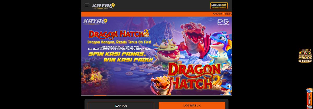 KAYA69 online casino homepage screenshot