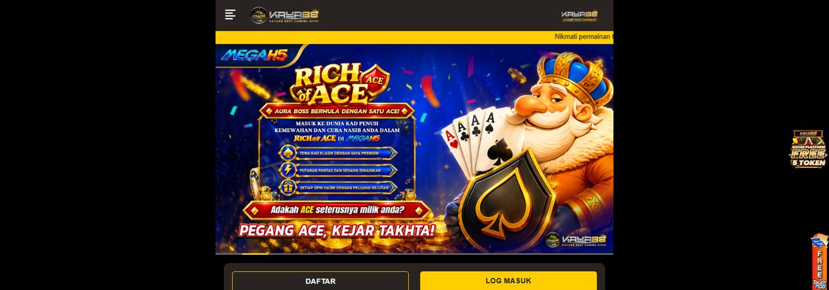 KAYA88 online casino homepage screenshot